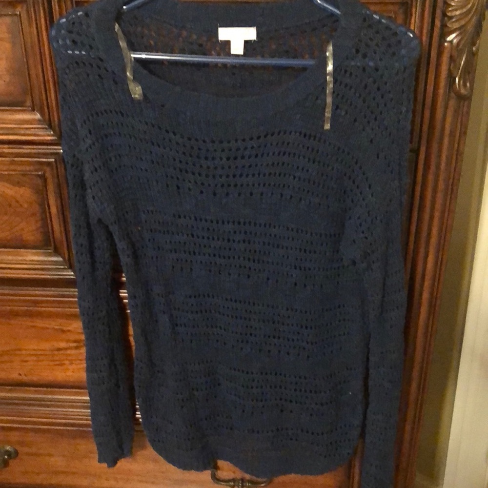 Charming Charlie blue sweater